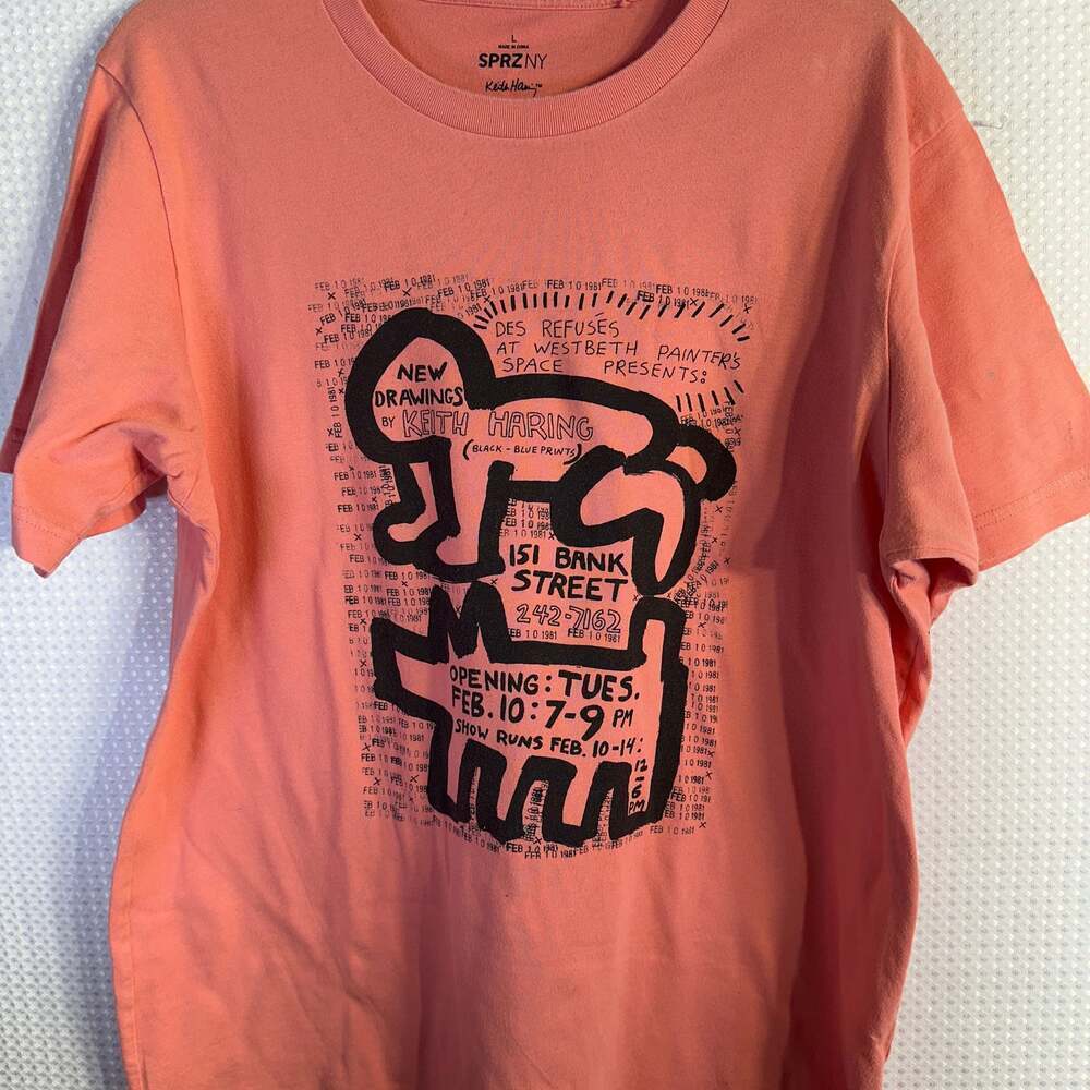 Uniqlo SPRZ NY Keith Haring Art Show 151 Bank Street Graphic T-Shirt